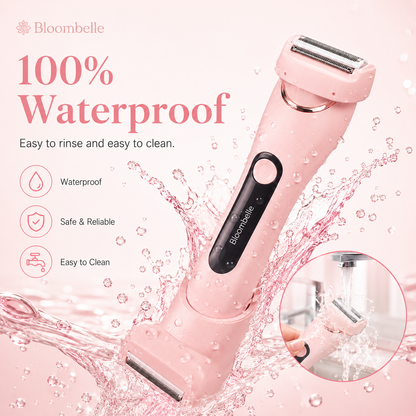 Bloombelle 3-in-1 Women’s Electric Shaver – Waterproof Bikini, Leg & Underarm Razor
