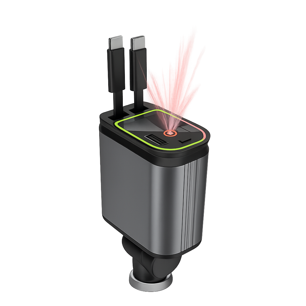 Starlight 4-in-1 Retractable Car Charger