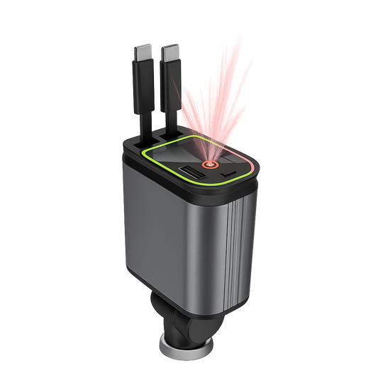 Starlight 4-in-1 Retractable Car Charger