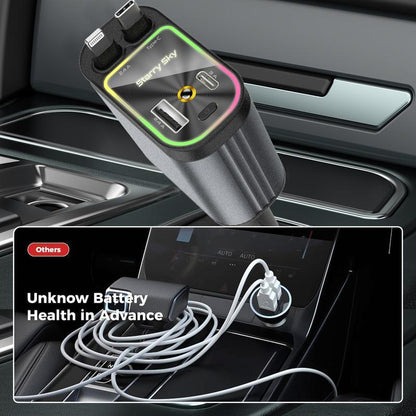 Starlight 4-in-1 Retractable Car Charger
